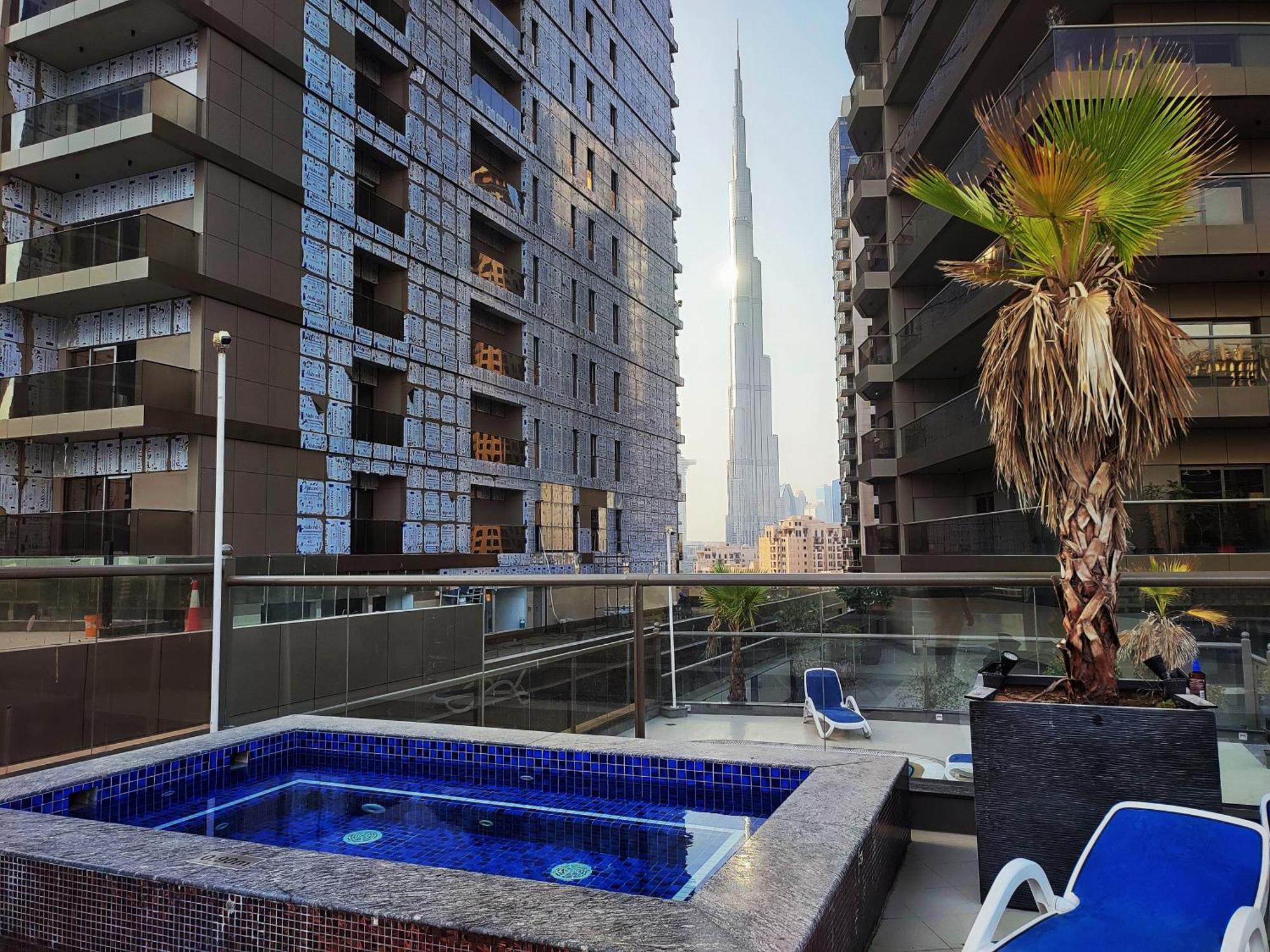 White Sage - Elite Residence Studio Dubai Ngoại thất bức ảnh